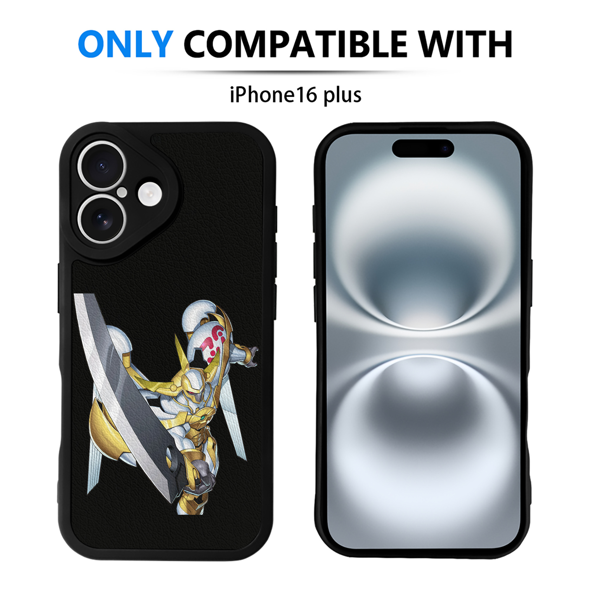 （画像用） 遊☆戯☆王 Yu-Gi-Oh! 【iPhone 16シリーズ対応】シリコンスマホケース（レザー調） 材質：シリコン